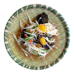 ส้มตำไทยใส่ปู