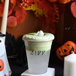 Creamy coconut matcha