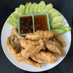 ลูกชิ้นปลาระเบิดทอด ชุดใหญ่