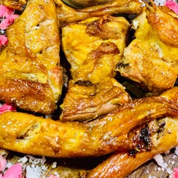 ไก่ย่างเขาสวนกวาง (ไก่ตัวผู้อายุไม่เกิน 58 วัน หมักเรื่ิงเทศ สมุนไพรกว่า 14 ชนิด)