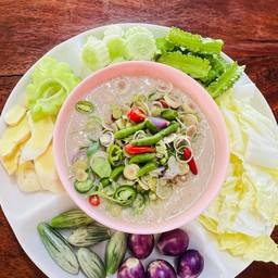 หลน+ผักสด