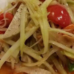 ตำหมูยอ (ไม่ปลาร้า)