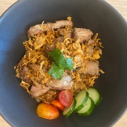 58.ข้าวเหนียวแจ่วไก่,หมู,เนื้อ