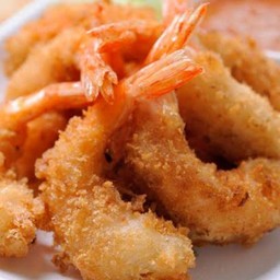 กุ้งชุบแป้งทอด