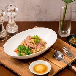 ข้าวผัดมันเนื้อ
