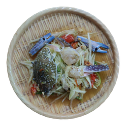 ส้มตำปูม้า(ดิบ)