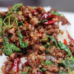 Beef Basil With Rice