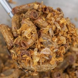 ไส้อ่อนทอดกระเทียม