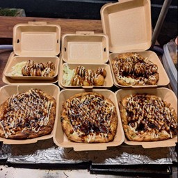 ทาโกะยากิ10ลูก+โอโคโนมิยากิ