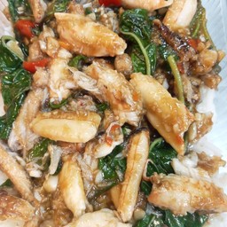 ข้าวกระเพรา ปู!!