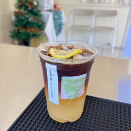 Sparkling yuzu americano