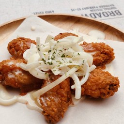 ไก่ทอดสโนว์ออเนียน (ปีกกลาง6ชิ้น) แนะนำ!!