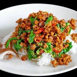 ข้าวกะเพราหมูสับ