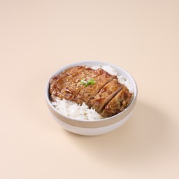 ข้าวหน้าไก่ย่าง หรือ หมูย่าง  เทอริยากิ