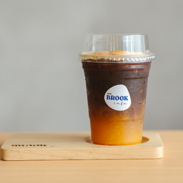 อเมริกาโน่น้ำส้ม เย็น