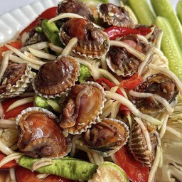 ตำหอยแครง