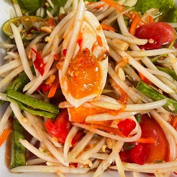 ตำไทยไข่เค็ม