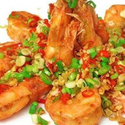 กุ้ง คั่วพริกเกลือ