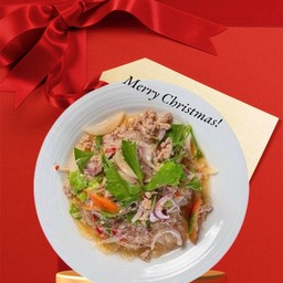 ยำวุ้นเส้นหมูสับ