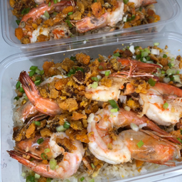 ข้าวผัดจัมโบ้ กุ้ง+ไข่ปู