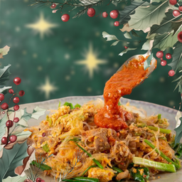 สุกี้แห้งไก่