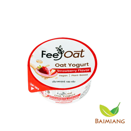 FeelOat ข้าวโอ๊ตหมักจุลินทรีย์ผสมสตรอว์เบอร์รี 100ก.