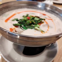 ต้มข่าไก่หม้อไฟ