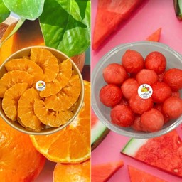 [เซตสุดฮิต] ส้มไต้หวัน พร้อมทาน + แตงโมบอล กล่องกลม