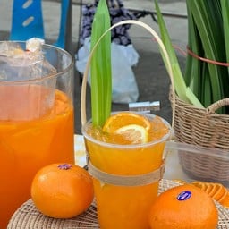 น้ำส้มสด มีเนื้อผสม