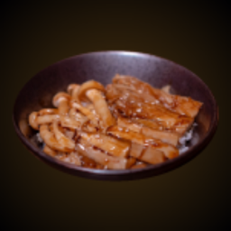 11004 ข้าวเห็ดสามสหายเทอริยากิ (มังสวิรัติ)