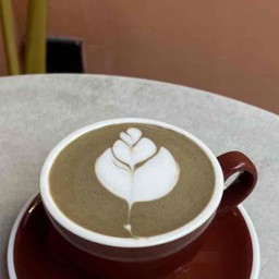 Hot Hojicha Latte