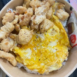 ข้าวไก่กระเทียม