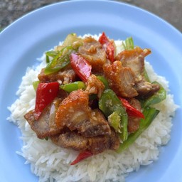 ผัดพริกสด