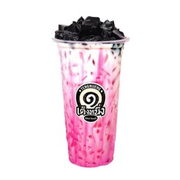 เฉาก๊วยนมสด - นมชมพู