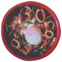 1035 กะเพราหมึก