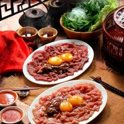 ชุดหมูหมัก (พร้อมชุดผัก)