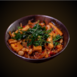 11003 ข้าวกะเพราเห็ด (มังสวิรัติ)