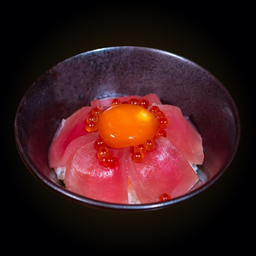 ข้าวหน้าทูน่าอิกุระไข่ดอง