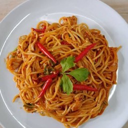 สปาเกตตีผัดพริกเผา