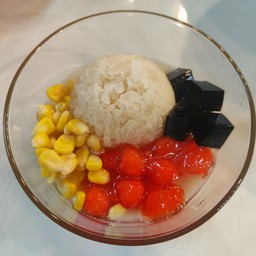 ทับทิมกรอบ ข้าวโพด เฉาก๊วย