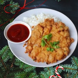 ข้าวไข่เจียวหมูสับ