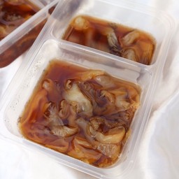 กุ้ง+แมงกะพรุนดองซีอิ๊ว