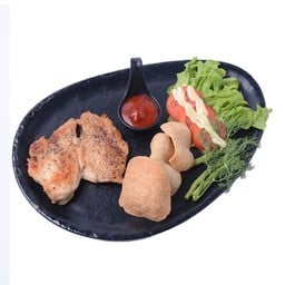 สเต็กไก่พริกไทยดำ