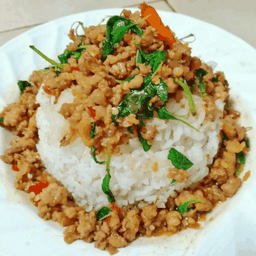 ข้าวกระเพราหมูสับ