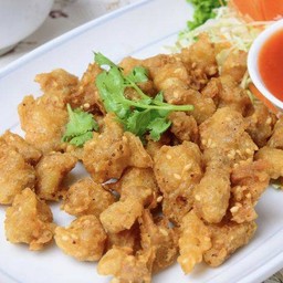 เอ็นไก่ทอดสมุนไพร