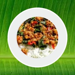 กะเพราหมูสับ