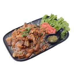 หมูกรอบคั่วพริกเกลือ