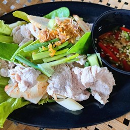 หมูลวกจิ้ม