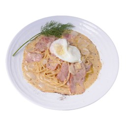 สปาเก็ตตี้คาโบนาลาไข่ลาวา