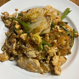 สุกี้แห้งไก่